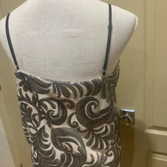 NWT! 1. State “Midnight Soirée” Sequin Strappy Blouse M - Picture 4 of 9